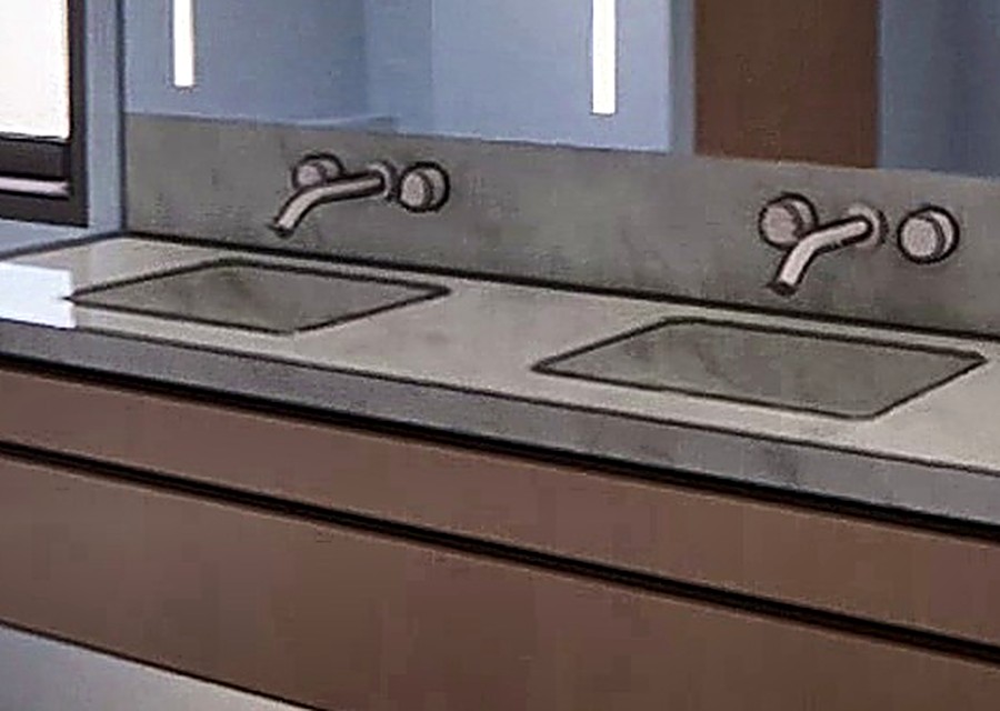 Matte black fixtures and fittings
